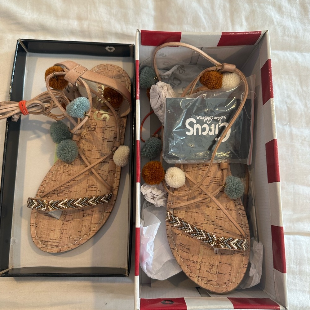 Circus by Sam Edelman Valencia Sandals in Naked Natural